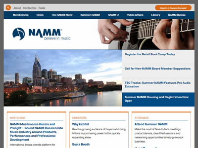 国际音乐产品协会（NAMM）