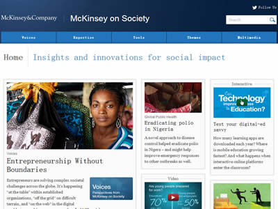 McKinsey on Society