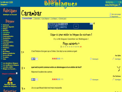 Blagues Carambar