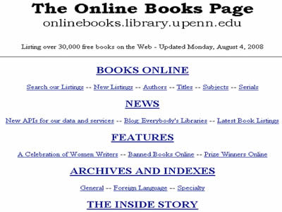 The Online Books Page