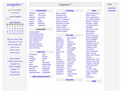 Craigslist Singapore