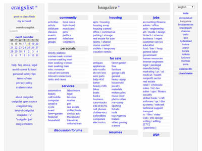 Craiglist India