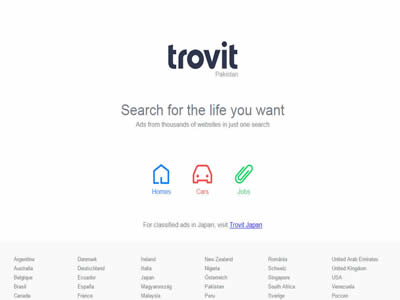 Trovit巴基斯坦 Trovit巴基斯坦