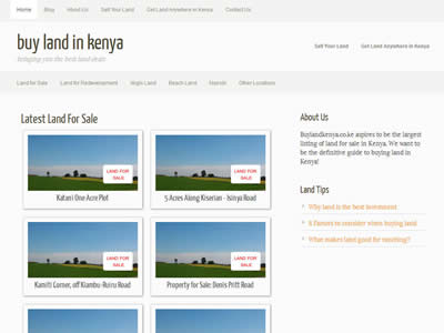 Buy Land in Kenya