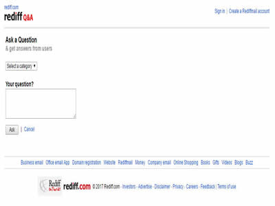 Rediff Q & A
