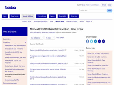 Nordea Kredit Realkreditaktieselskab