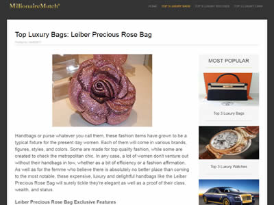Leiber Precious Rose Bag