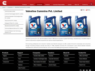 Valvoline Cummins Limited