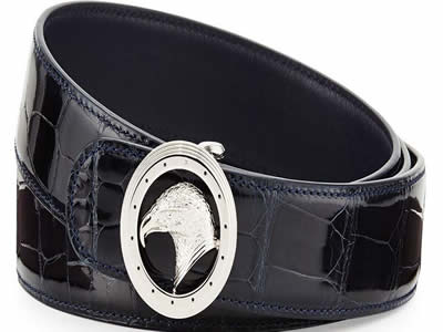 Stefano Ricci Crocodile and Palladium Belt Stefano Ricci Crocodile and Palladium Belt