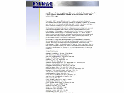 Hypnos Entertainment Hypnos Entertainment