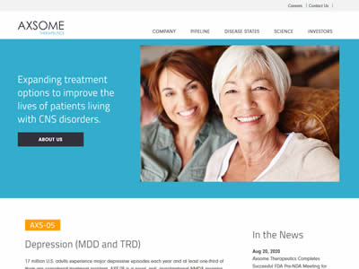 Axsome Therapeutics Inc