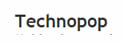 Technopop